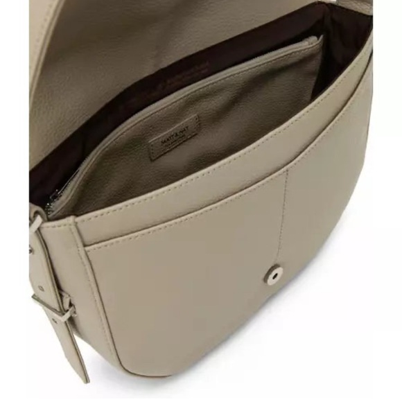 Matt & Nat Alik Vegan Shoulder Bag - in the colour Dream - Beige - Picture 12 of 12